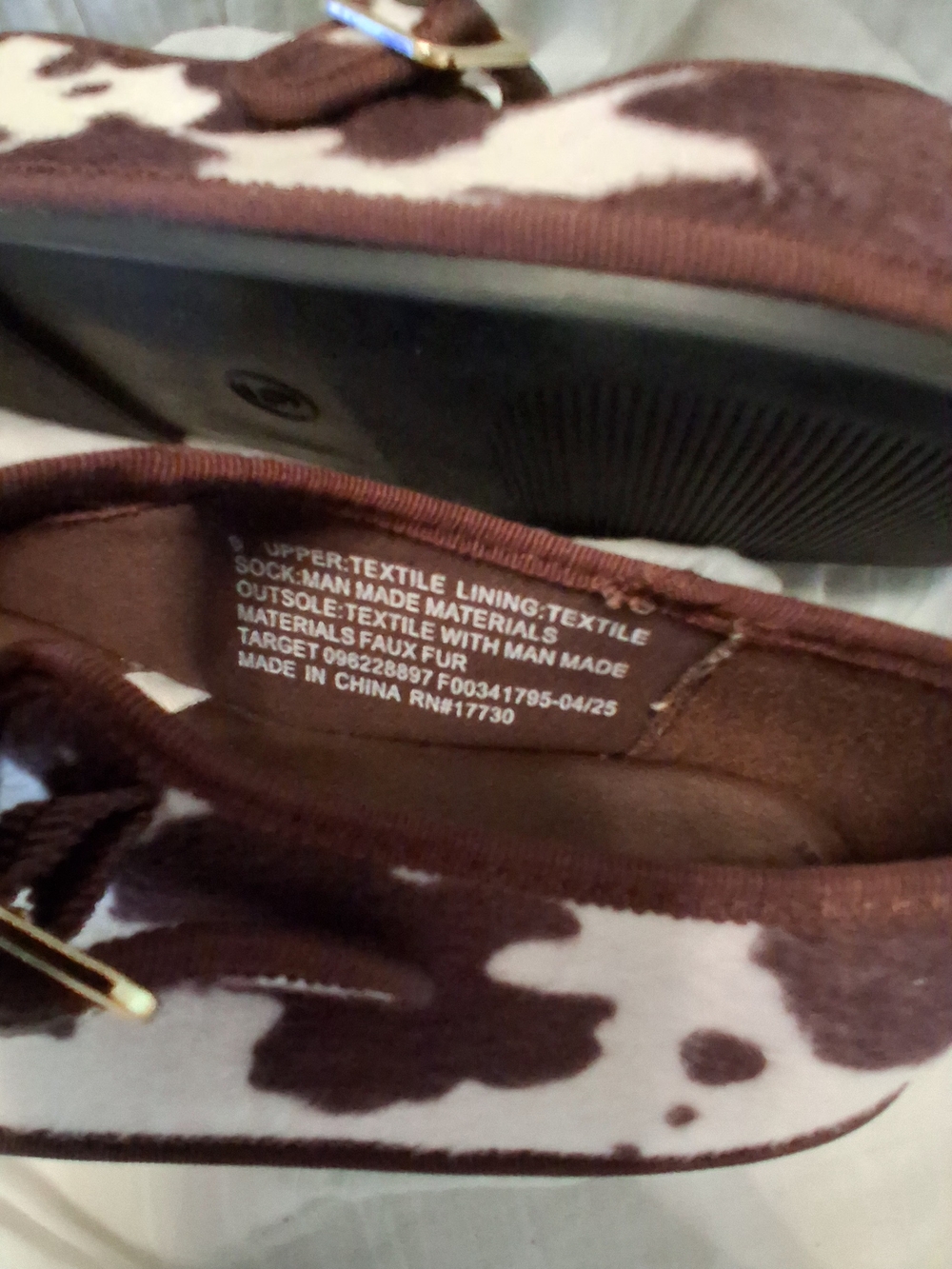 Universal Thread Cow Print Ballet Flats - Picture 5 of 7